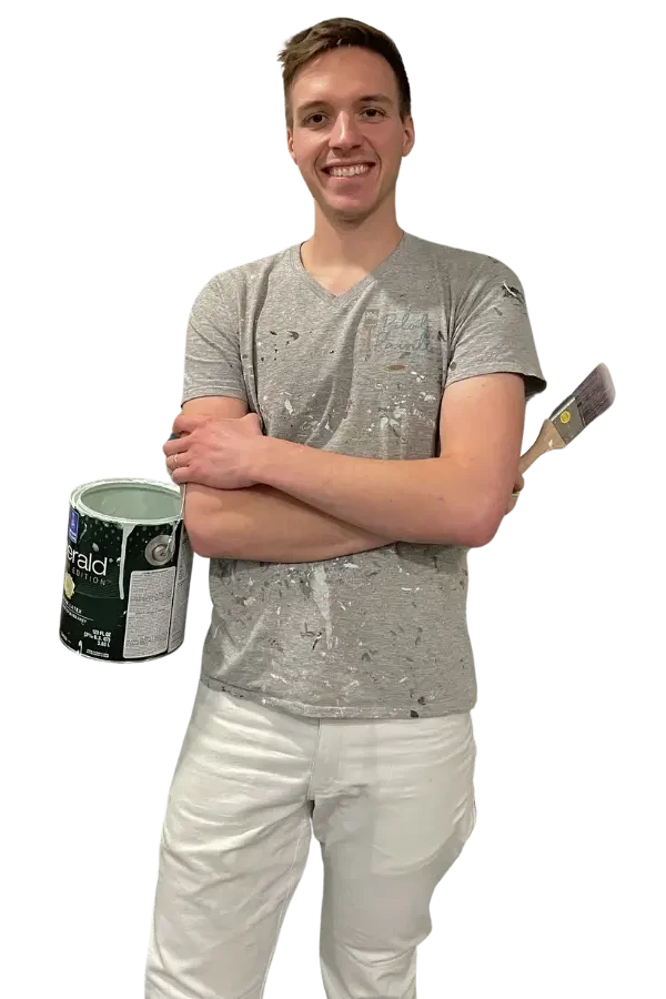 Elijah from Pilot painting after just completing a new painting project